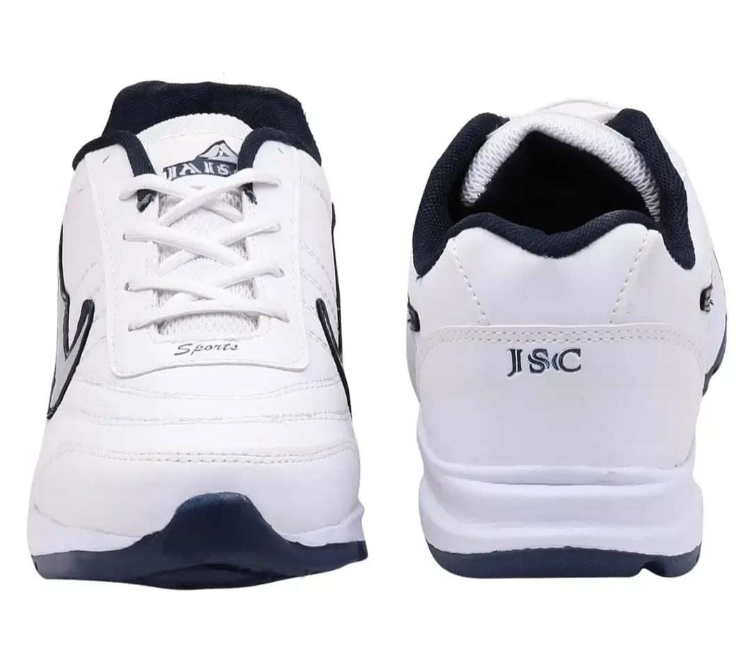 White sports shoes for men