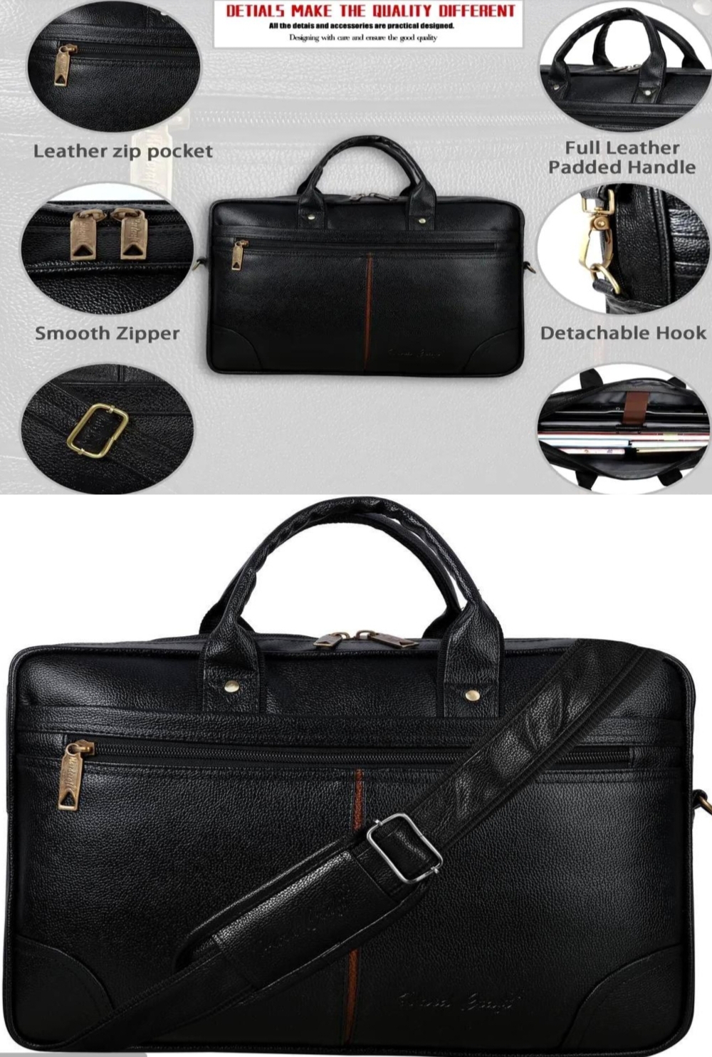 Leptop Leather bag for men